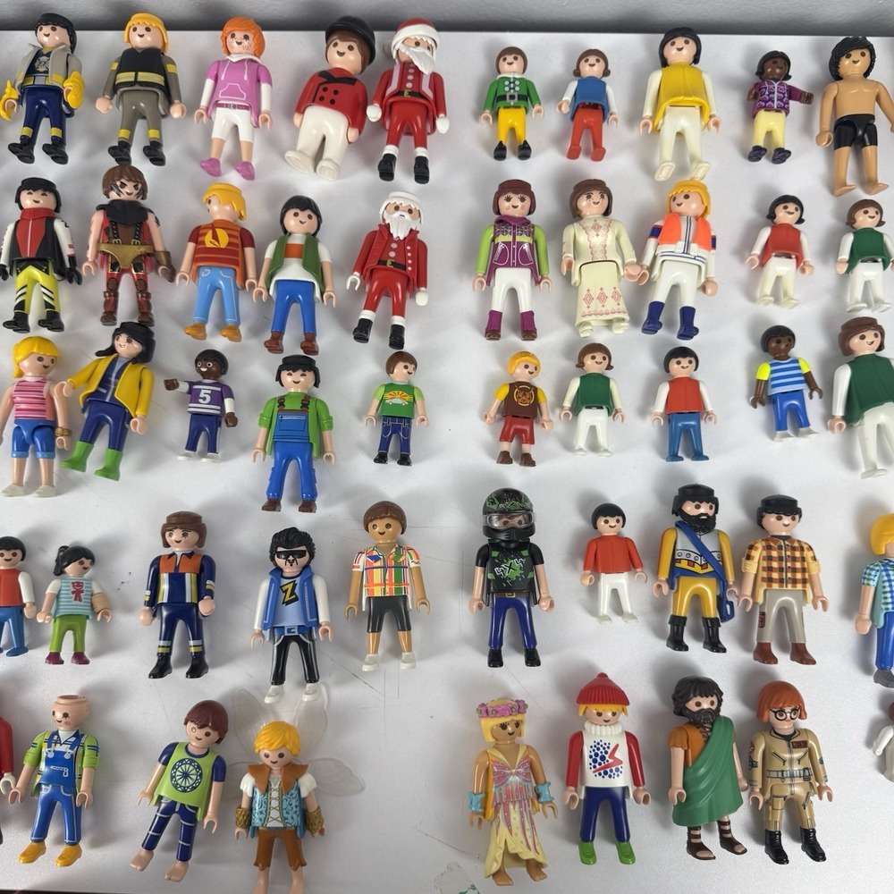 Huge Playmobil Lot 100+ Figures Animals Accessories Bulk Kids Toy Bundle - Picture 3 of 16